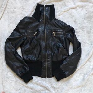 Faux Leather Jacket